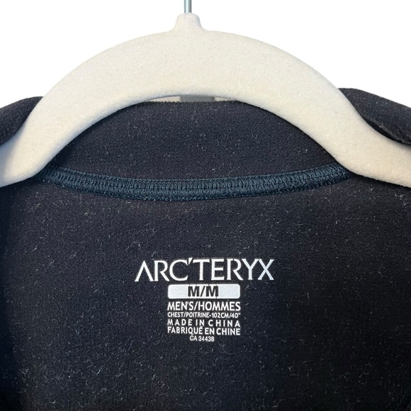 Arc’teryx Polartec 1/4 Zip Fleece Pullover Mid Layer Sweatshirt Blue Medium - Picture 3 of 7